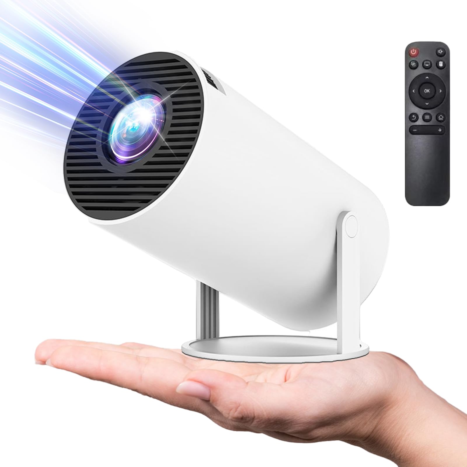 HY300 Pro plus Projector 4K Android 11 Dual Wifi6.0 BT5.0 Built-in HiFi Sound Speaker