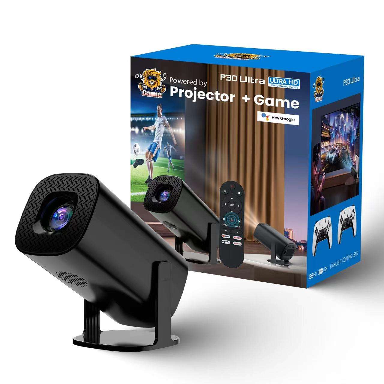 P30 ultra gaming Projector Portable Home
