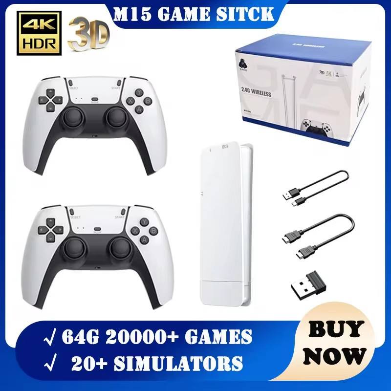 M15 Mini TV Game Machine 2.4G HD 4K Wireless Pro M15