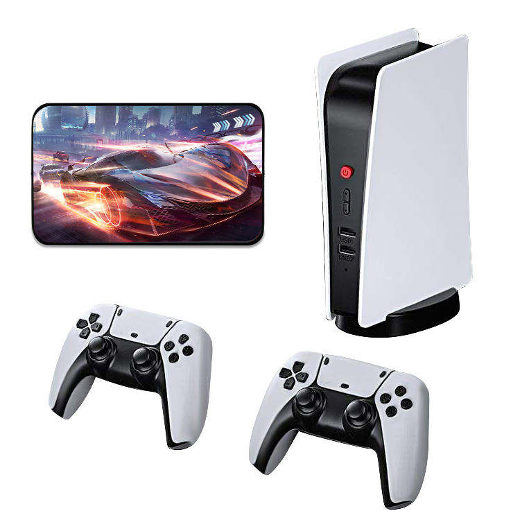 M5 Video Game Console 2.4G Double Wireless Controller 4K 20000+ 128GB Retro Games For PS1/GBA/FC/MD