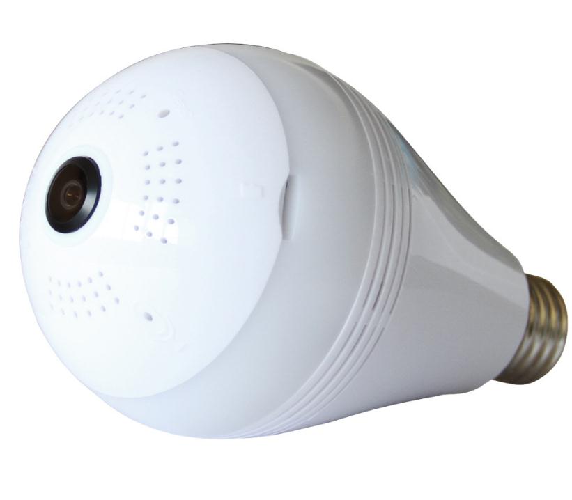 Night Vision Camera 360 Degree Panoramic CCTV Security Wireless IP Wifi Light Bulb Camera V380