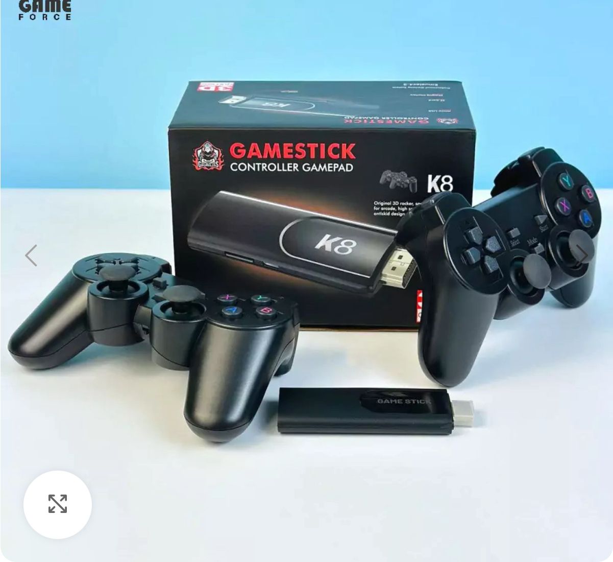 k8 gaming Console,Video Game Stick Built in 64gb 40,000 plus Games, 40 plus Classic Emulators, 4K High Definition HDMI Output for TV with Dual 2.4G Wireless Controllers