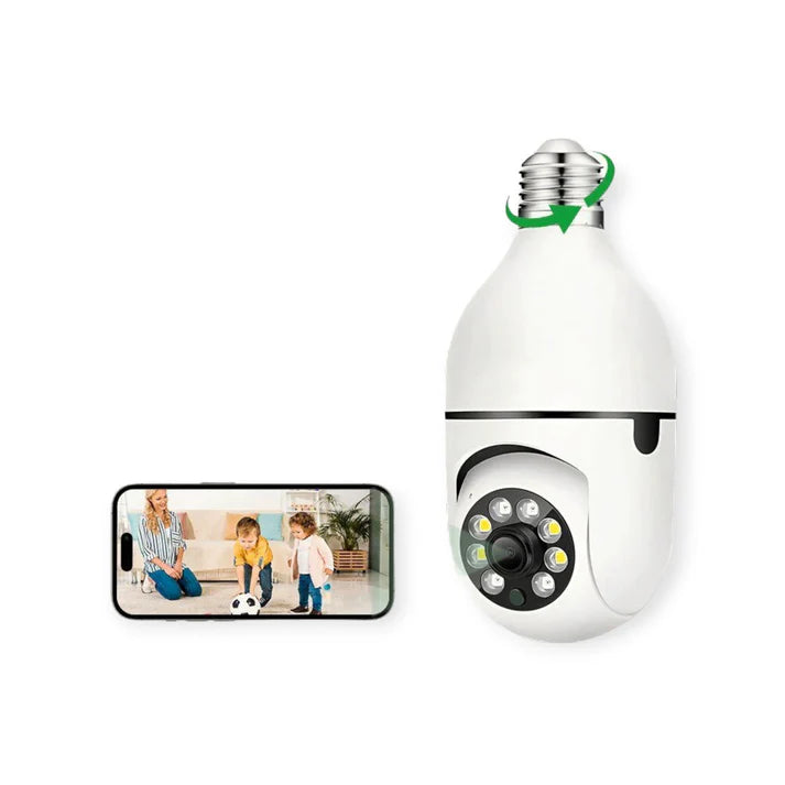 2024 Wifi Smart Camera Bulb Camera 360 Rotate 2Mp Camera