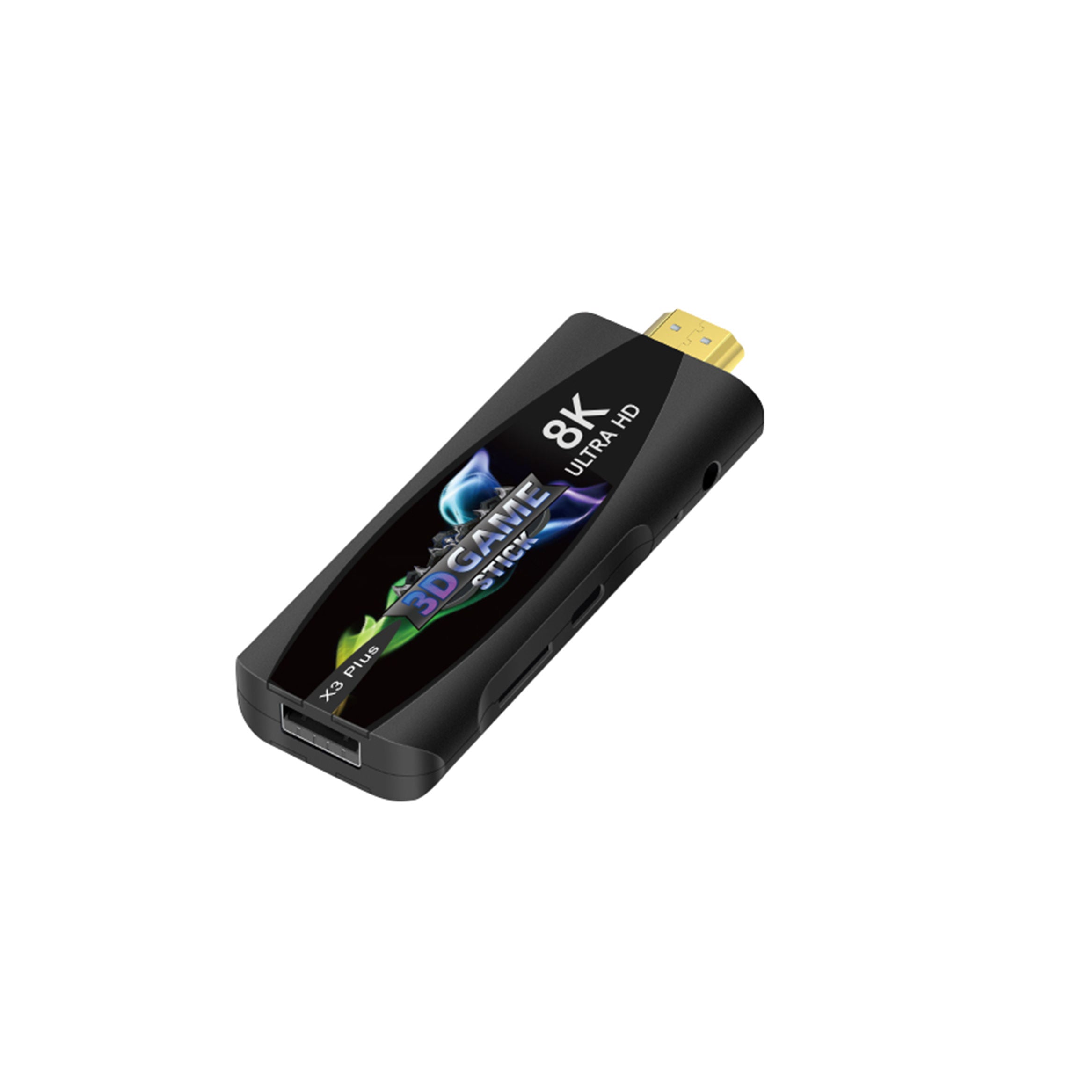 X3 PLUS Game Console Retro Gaming Tv Stick 4K Double Wireless Controller 11k Channels Free