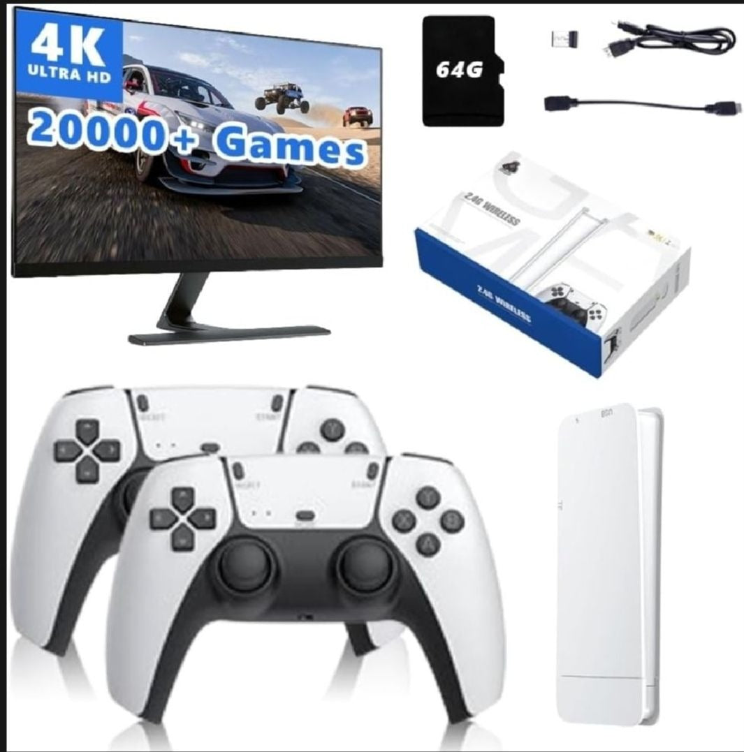 M15 plus new Retro Game 64G 20000+ Games Retro Handheld Video Gaming Console Wireless Game