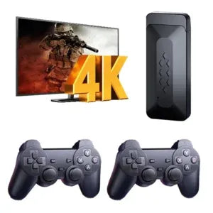 M33 Game stick 4k,3D Games And Plug and Play Video Game Stick Built in 64gb 33,000 Games
