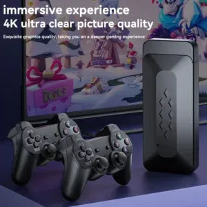 M33 Game stick 4k,3D Games And Plug and Play Video Game Stick Built in 64gb 33,000 Games