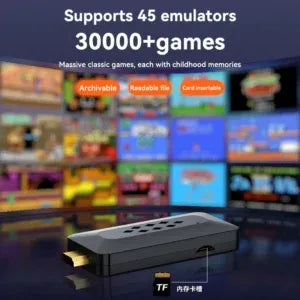 M33 Game stick 4k,3D Games And Plug and Play Video Game Stick Built in 64gb 33,000 Games